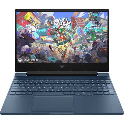 Ноутбук HP Victus 15-fb3049ru 15.6" FHD IPS AG, AMD R5-8645HS, 16GB, F512GB, NVD3050-6, DOS, синий
