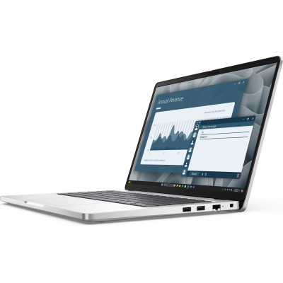 Ноутбук Dell Pro 14 14" FHD+ IPS AG, AMD AI 5 PRO 340, 16GB, F512GB, UMA, Win11P, серебристый
