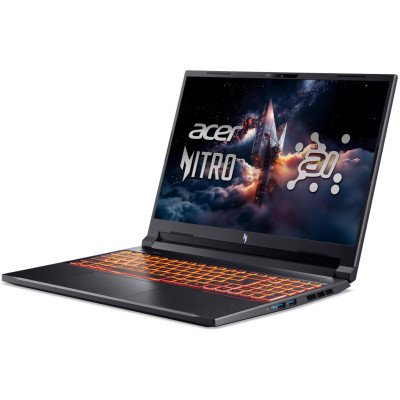 Ноутбук Acer Nitro V 16 ANV16-61 16" WUXGA IPS, AMD R5-340, 16GB, F512GB, NVD4050-6, Lin, черный