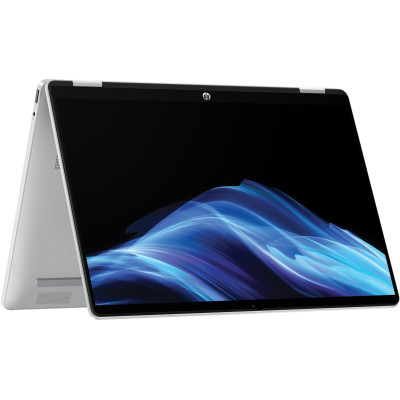 Ноутбук HP OmniBook 5 Flip x360 14" 2K IPS Touch, Intel 5-120U, 16GB, F512GB, UMA, DOS, серебристый