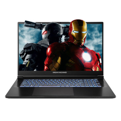 Ноутбук Dream Machines RG5060-17 17.3FHD IPS, Intel i9-14900HX, 32GB, F2TB, NVD5060-8, DOS, черный