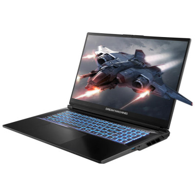 Ноутбук Dream Machines RG5060-17 17.3FHD IPS, Intel U9-275HX, 16GB, F1TB, NVD5060-8, DOS, черный