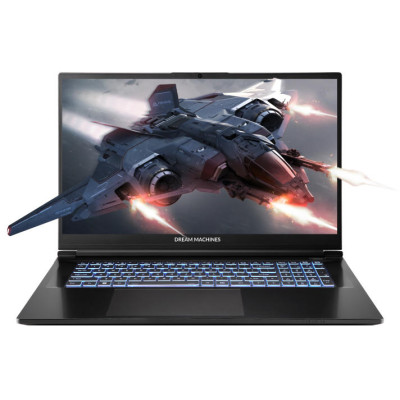 Ноутбук Dream Machines RG5060-17 17.3FHD IPS, Intel U9-275HX, 32GB, F1TB, NVD5060-8, DOS, чорний