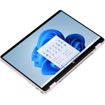 Ноутбук HP OmniBook 5 Flip x360 14" 2K IPS Touch, Intel 3-100U, 8GB, F512GB, UMA, DOS, розовый