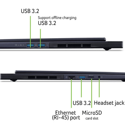 Ноутбук Acer Predator Helios Neo 16S PHN16S-71 16" OLED, Intel U9-275HX, 32GB, F1TB, NVD5070-8, Lin, черный