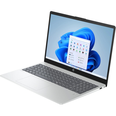 Ноутбук HP OmniBook 3 15-fn0008ru 15.6" FHD IPS AG, AMD AI 5 340, 16GB, F1024GB, UMA, Win11, серебристый