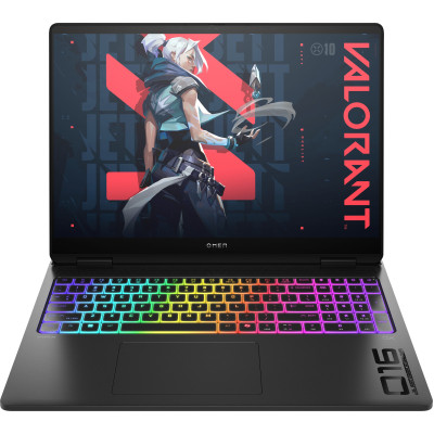 Ноутбук HP OMEN 16-ah0042ru 16" 2.5K OLED, Intel U9-275HX, 64GB, F2048GB, NVD5090-24, DOS, черный