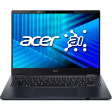 Ноутбук Acer TravelMate TMP414-55 14&quot; WUXGA IPS, Intel U7-255U, 32GB, F1TB, UMA, Lin, синій