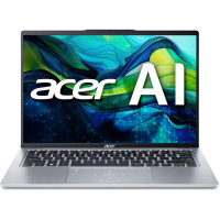Ноутбук Acer Swift Go 14 SFG14-73 14" 2.8K OLED, Intel U7-155H, 32GB, F1TB, UMA, Win11, сріблястий