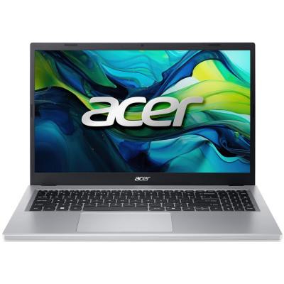 Ноутбук Acer Aspire Go AG15-21P 15.6" FHD IPS, AMD R5-7520U, 16GB, F512GB, UMA, Lin, сріблястий