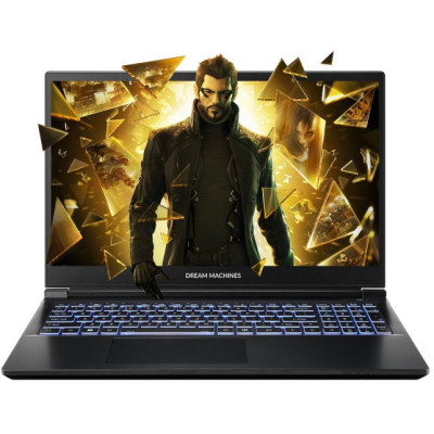 Ноутбук Dream Machines RG5060-15 15.6FHD IPS, Intel U9-275HX, 32GB, F2TB, NVD5060-8, DOS, черный