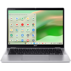 Ноутбук Acer Chromebook Spin CP314-2HN 14&quot; WUXGA IPS Touch, Intel i3-N305, 8GB, F256GB, UMA, ChromeOS, сріблястий