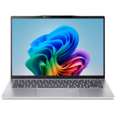 Ноутбук Acer Swift 14 AI SF14-61T 14&quot; WUXGA IPS, AMD R9-365, 16GB, F512GB, UMA, Win11, сріблястий