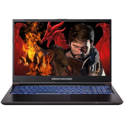 Ноутбук Dream Machines RG2050-15 15.6FHD IPS, Intel i7-13620H, 32GB, F1TB, NVD2050-4, DOS, чорний