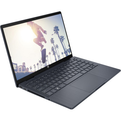 Ноутбук HP Pavilion x360 14-ek2004ru 14" FHD IPS Touch, Intel 5-120U, 16GB, F512GB, UMA, DOS, синий