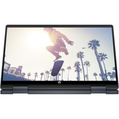 Ноутбук HP Pavilion x360 14-ek2004ru 14" FHD IPS Touch, Intel 5-120U, 16GB, F512GB, UMA, DOS, синий