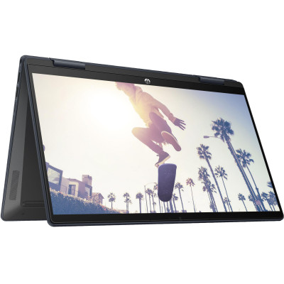 Ноутбук HP Pavilion x360 14-ek2004ru 14" FHD IPS Touch, Intel 5-120U, 16GB, F512GB, UMA, DOS, синий