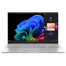 Ноутбук ASUS Vivobook S 15 S5507QA-MA058X 15.6&quot; 3K OLED, Qualcomm X1E-78-10, 32GB, F1TB, UMA, Win11P, Сріблястий