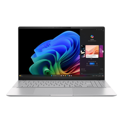 ASUS Vivobook S 15 S5507QA-MA058X 15.6" 3K OLED, Qualcomm X1E-78-10, 32GB, F1TB, UMA, Win11P, Серебристый