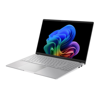 ASUS Vivobook S 15 S5507QA-MA058X 15.6" 3K OLED, Qualcomm X1E-78-10, 32GB, F1TB, UMA, Win11P, Серебристый