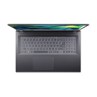 Ноутбук Acer Aspire 17 A17-51M 17.3" FHD IPS, Intel 7-150U, 16GB, F512GB, UMA, Lin, сірий