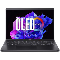 Ноутбук Acer Swift Go 16 SFG16-71 16" 3.2K OLED, Intel i7-13620H, 32GB, F1TB, UMA, Win11, чорний