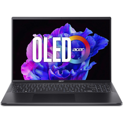 Ноутбук Acer Swift Go 16 SFG16-71 16" 3.2K OLED, Intel i5-13420H, 16GB, F512GB, UMA, Win11, чорний