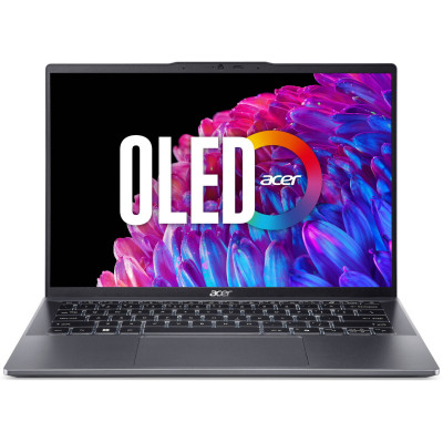 Ноутбук Acer Swift Go 14 SFG14-63 14" 2.8K OLED, AMD R7-8845HS, 32GB, F1TB, UMA, Lin, серый