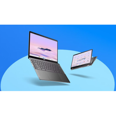 Ноутбук Acer Chromebook Plus Spin 514 CP514-4HN 14" WUXGA IPS Touch, Intel 3-100U, 8GB, F256GB, UMA, ChromeOS, серый