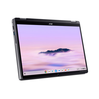 Ноутбук Acer Chromebook Plus Spin 514 CP514-4HN 14" WUXGA IPS Touch, Intel 3-100U, 8GB, F256GB, UMA, ChromeOS, серый