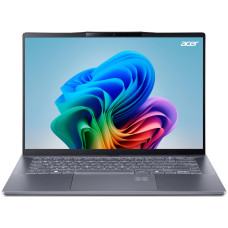 Ноутбук Acer Swift 14 AI SF14-11 14.5&quot; WQXGA IPS, Quallcomm X1P-64-100, 16GB, F1TB, UMA, Win11, серый