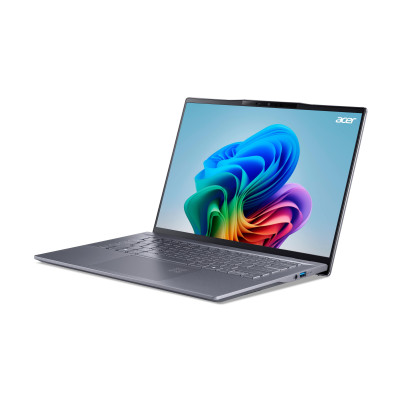 Ноутбук Acer Swift 14 AI SF14-11 14.5" WQXGA IPS, Quallcomm X1P-64-100, 16GB, F1TB, UMA, Win11, серый
