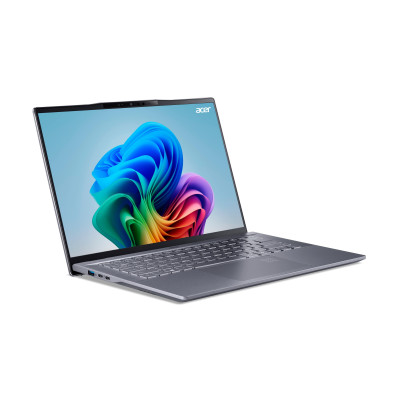 Ноутбук Acer Swift 14 AI SF14-11 14.5" WQXGA IPS, Quallcomm X1P-64-100, 16GB, F1TB, UMA, Win11, серый