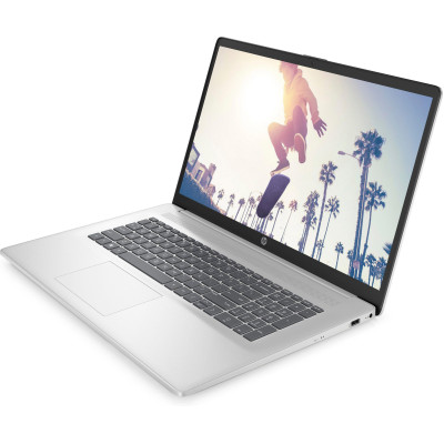 Ноутбук HP 17-cn4012ru 17.3" FHD IPS AG, Intel 3-100U, 16GB, F512GB, UMA, DOS, серебристый