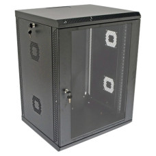 19&quot;15U, 600х500х773 мм Шкаф акриловое стекло черный