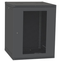 IPCOM 15U 600x600 Шкаф телекоммуникационный двери перф(черный)