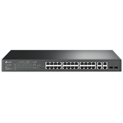 TP-Link TL-SL2428P 24-портовый управляемый 10/100 Мбит/с PoE+