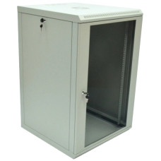 19&quot;18U 600x600x907 акрилове скло сіре Шафа
