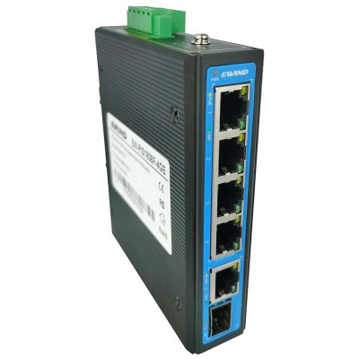 Ewind EW-PIS1806F-4GE 6-портовый промышленный 10/100/1000M PoE