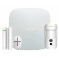 Ajax StarterKit Cam HDR ECG (8EU) UA white Комплект охоронної сигналізації