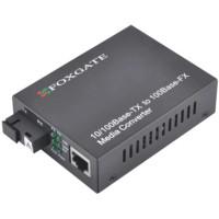 FoxGate EC-B-0,1-1SM-1550nm-20-LFP Оптоволоконний медіаконвертер