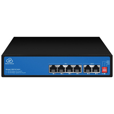 Ewind EW-ES2006CF-AP PoE Коммутатор 4 порта неуправляемый