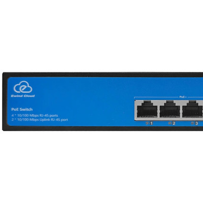 Ewind EW-ES2006CF-AP PoE Коммутатор 4 порта неуправляемый
