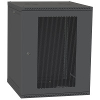 IPCOM СН-15U 600х450 перфорация RAL9005 Шкаф серверный