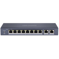 Hikvision DS-3E0310P-E/M(B) PoE Коммутатор 8 портов неуправляемый