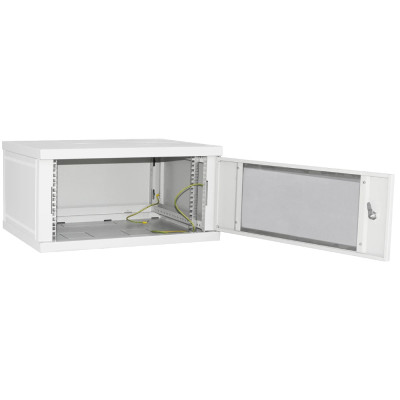 IPCOM СН-4U-060х035-ДС-7035 (RAL7035) Шафа телекомунікаційна скло