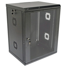 19&quot;15U, 600х600х773 акриловое стекло, черная Шкаф