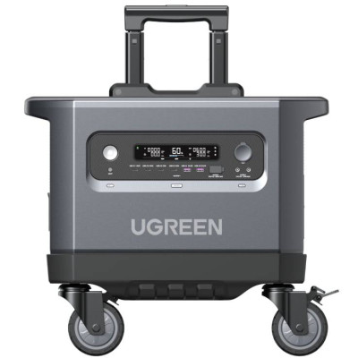 Зарядна станція Ugreen Power Roam 15357 2300Вт (2048Вт/г) AC,MPPT,UPS,WIFI/BT Зарядна станція Ugreen Power Roam 15357 2300Вт (2048Вт/г) AC,MPPT,UPS,WIFI/BT