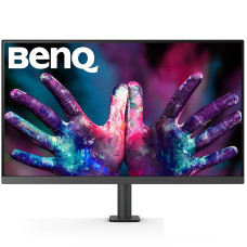 TFT 31.5" BenQ PD3205UA, IPS, 4K UHD, 99% sRGB, HDMI, DP, USB-С, USB-hub, HAS, колонки, темно-сірий
