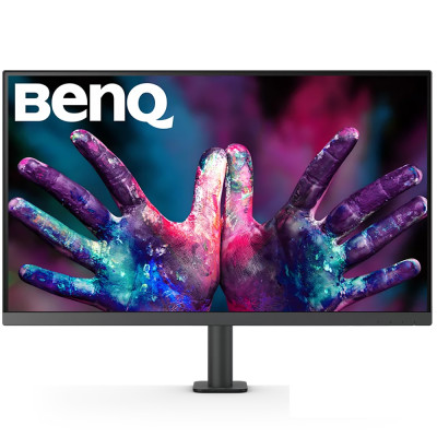 TFT 31.5" BenQ PD3205UA, IPS, 4K UHD, 99% sRGB, HDMI, DP, USB-С, USB-hub, HAS, колонки, темно-сірий